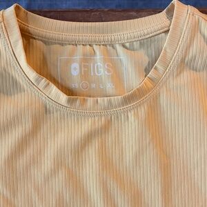 Figs Ribbed yellow Top